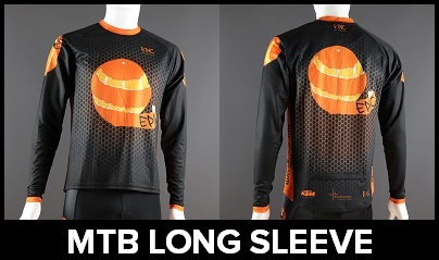 Custom Printed Long Sleeved MTB Jerseys