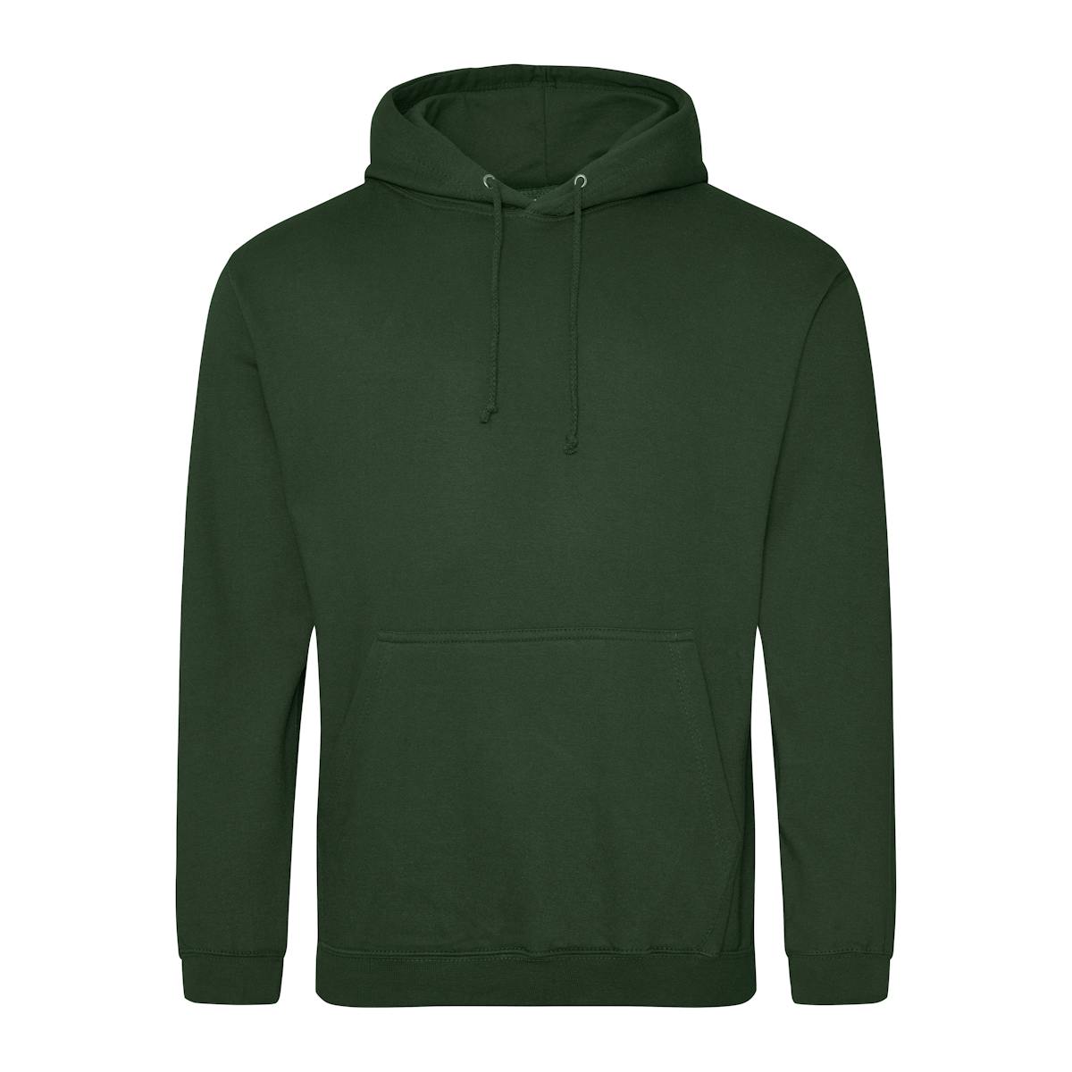 Forest Green Printed Classic College Hoodies