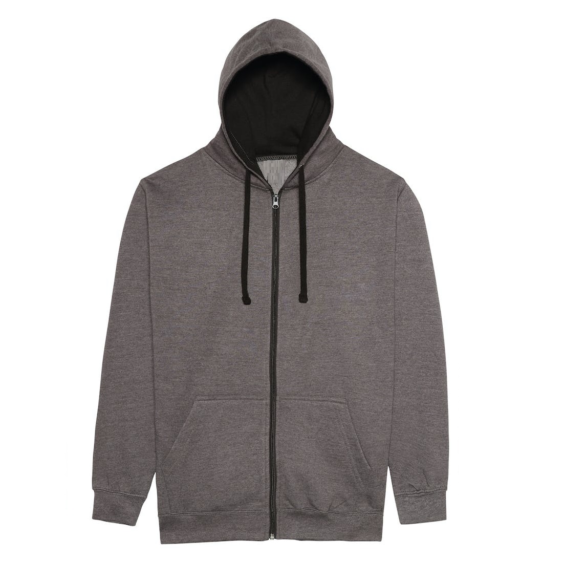 Branded Contrasting Zoodies Charcoal/Jet Black