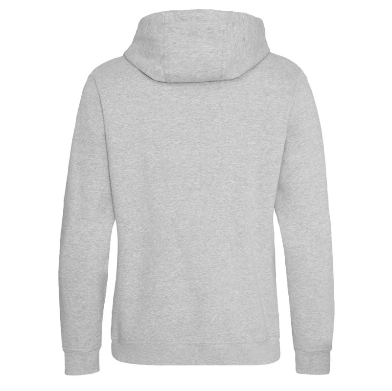 Custom Branded Heavyweight Zoodies Heather Grey