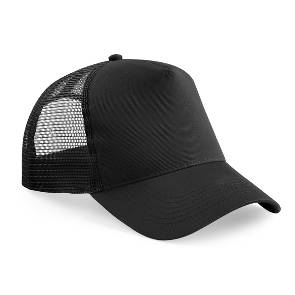 Custom Branded Trucker Caps Black