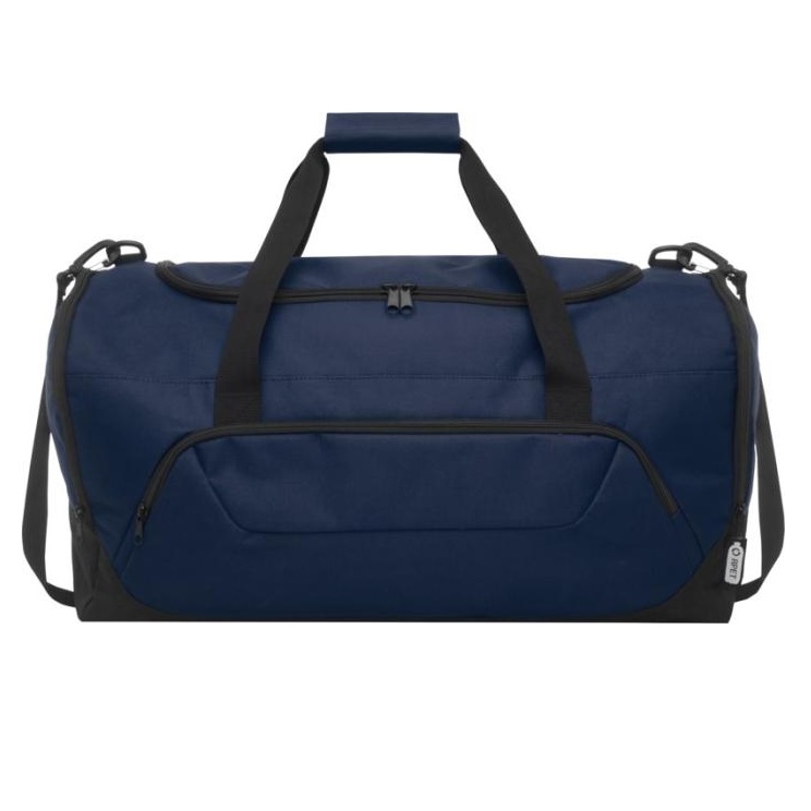 Custom Printed Sports Bags Navy Blue