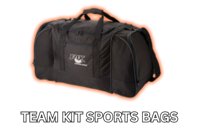 Custom branded triathlon kit sports duffel bags for clubs, teams, events and athlete kit storage.