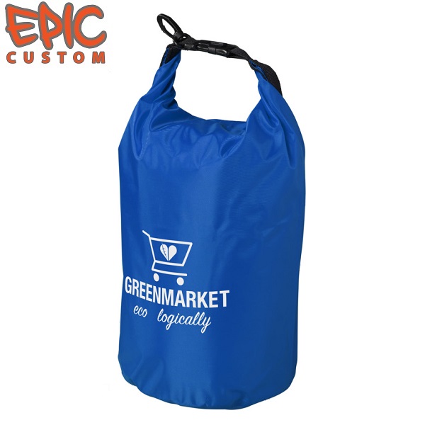 Custom Printed Dry Bags 10 litre BLUE