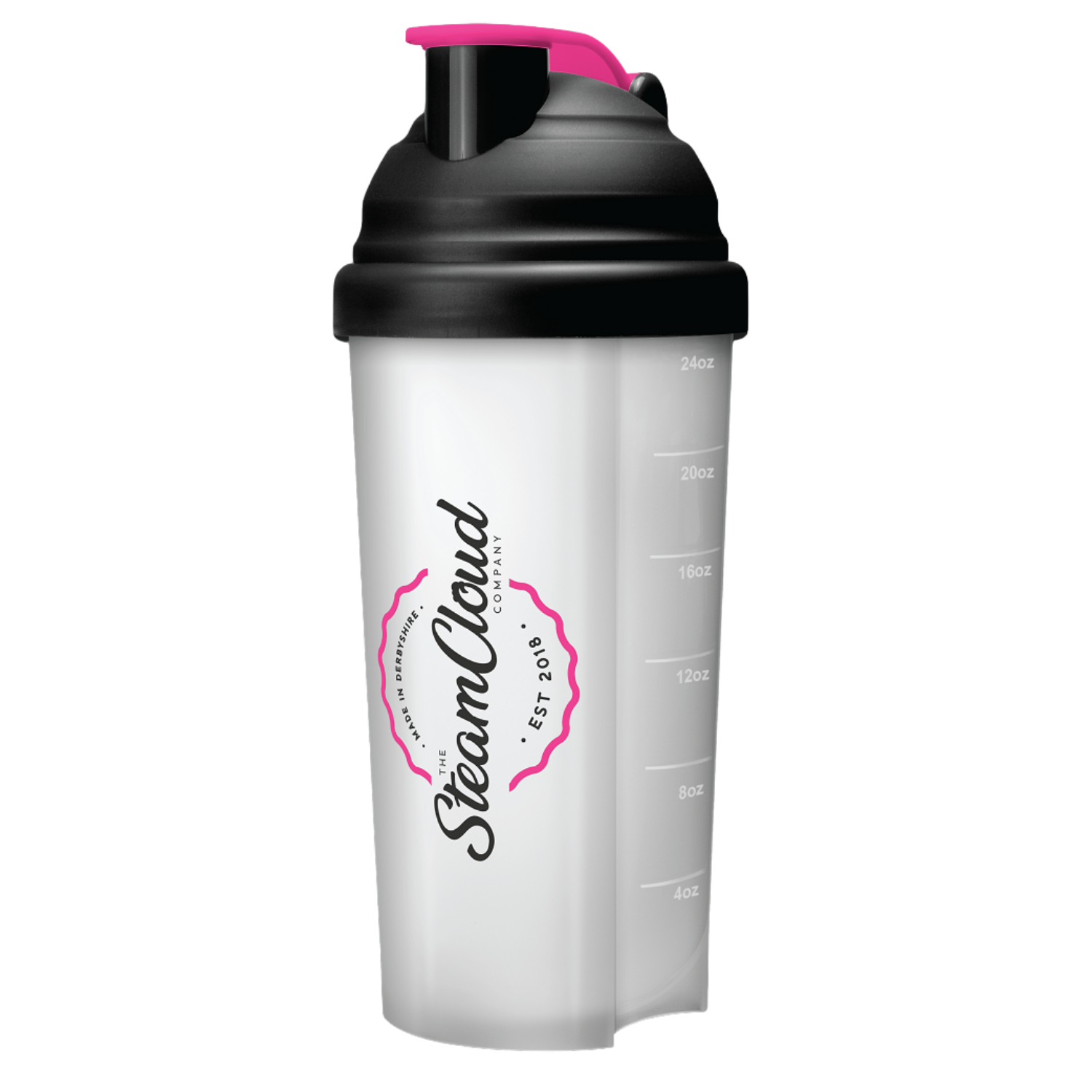 Custom printed ShakerMate shaker bottle with logo print example