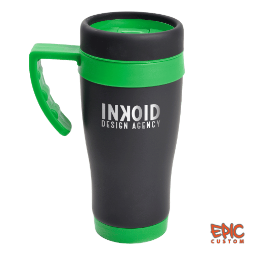 Epic Noir Custom Printed Travel Mugs - Green