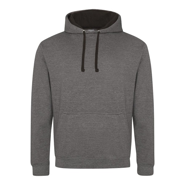 Branded Hoodies Charcoal/Jet Black