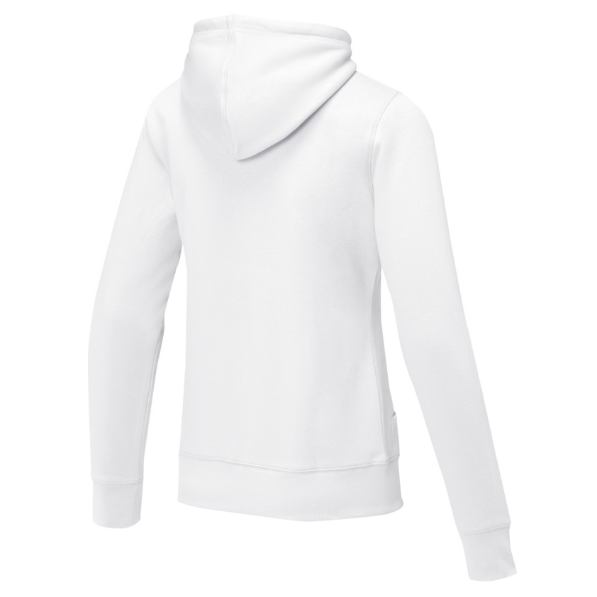 Custom Printed Women's Fit Sports Hoodies White