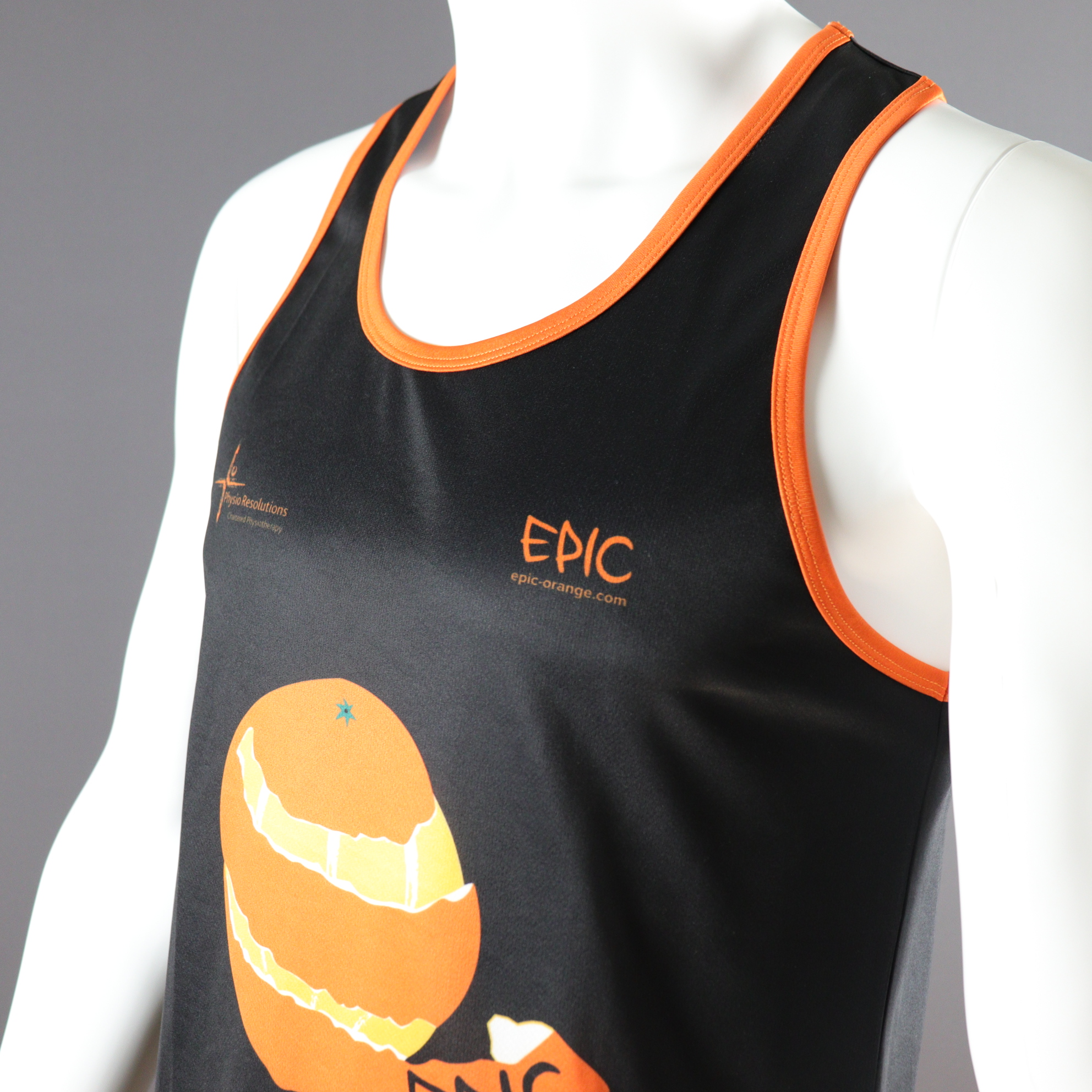 Custom Printed Racer Back Run Vests