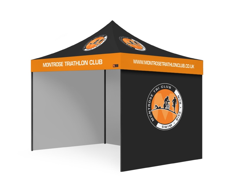 Custom Printed Gazebo Complete Package - Montrose Tri Club