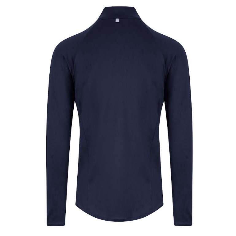 Custom Printed COOL Reflect FLEX Half-Zip Sweats French Navy