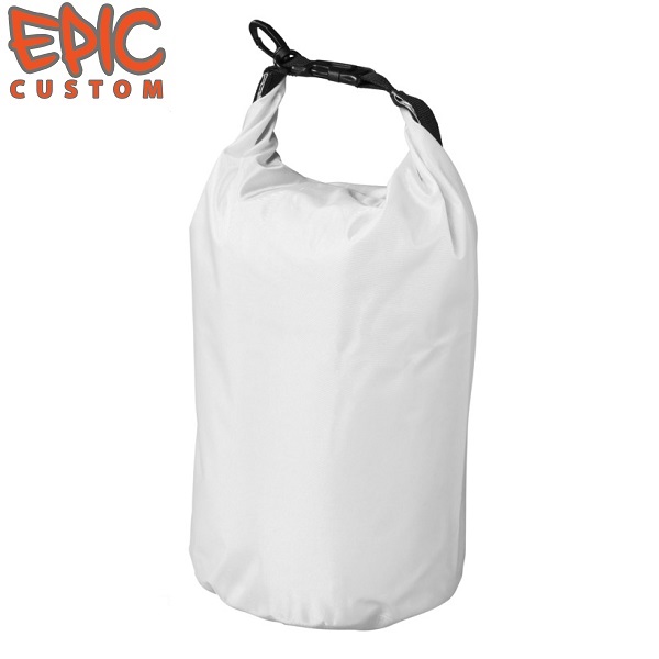 Printed Waterproof Dry Bags 10 litre WHITE