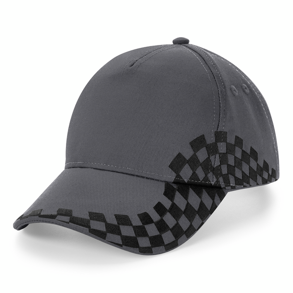 Custom Branded Grand Prix Caps Graphite