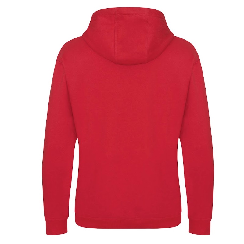 Fire Red Heavyweight Hoodies Custom Branded