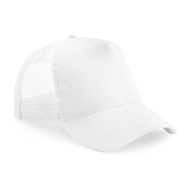 Custom Branded Trucker Caps White