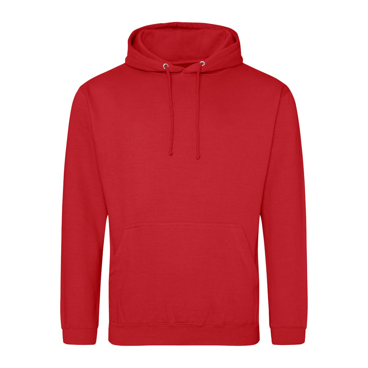 Fire Red Branded Classic College Hoodies