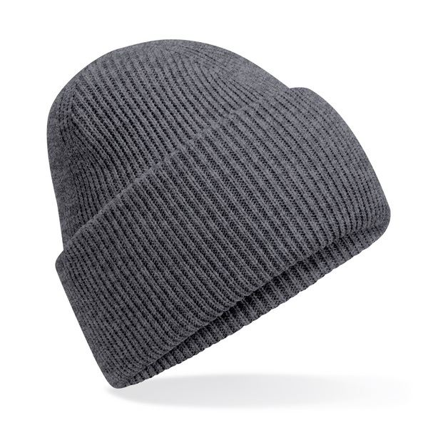 Classic Engineered Deep Cuff Beanies - Granite