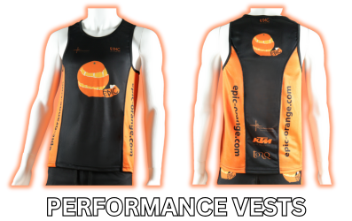 Custom Printed Performance Run Vests