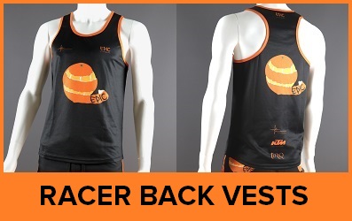 Custom Printed Racer Back Running Vests