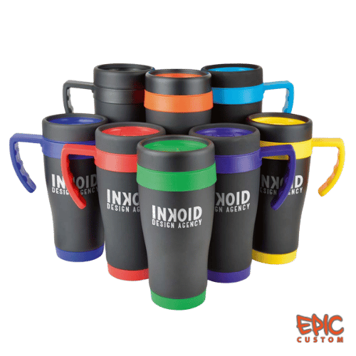 Epic Noir Custom Branded Travel Mugs