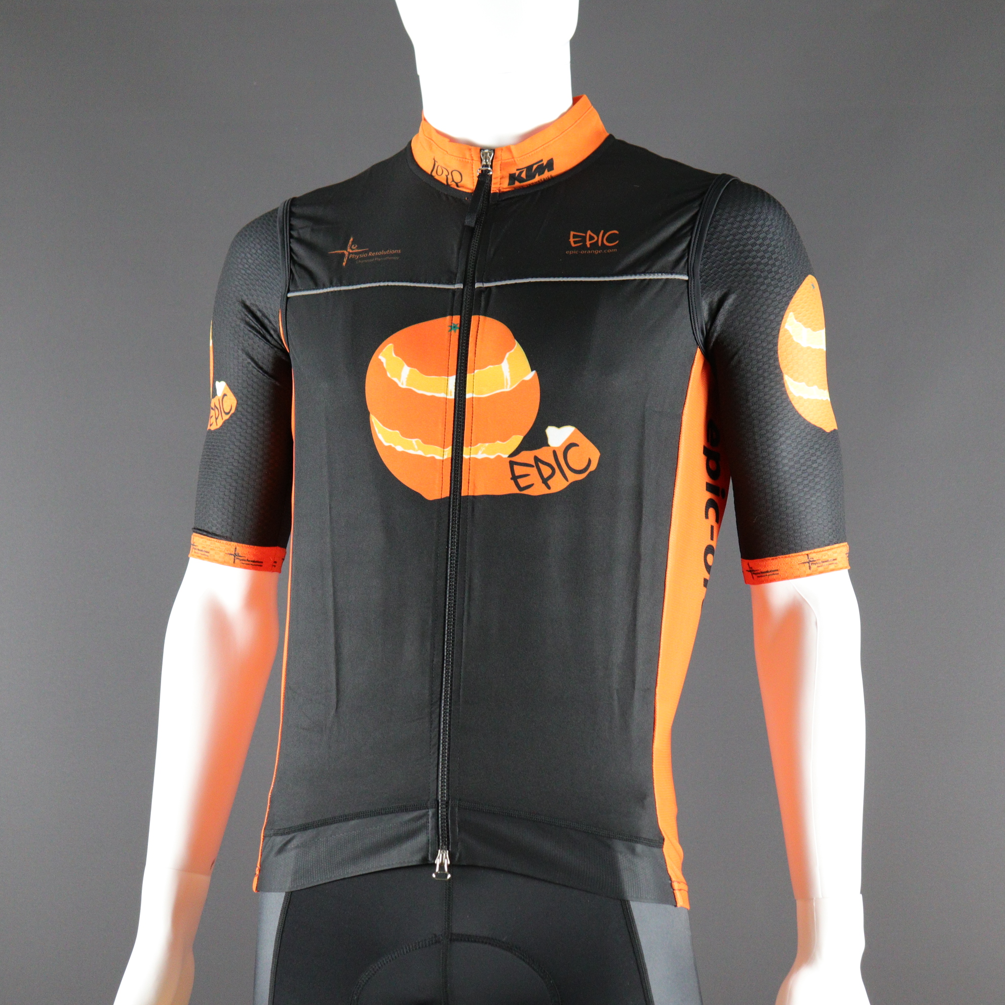 Custom Printed Pro Cycle Gilets Vented Back