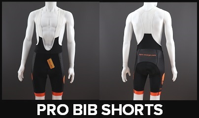 Custom Printed Pro Cycle Bib Shorts
