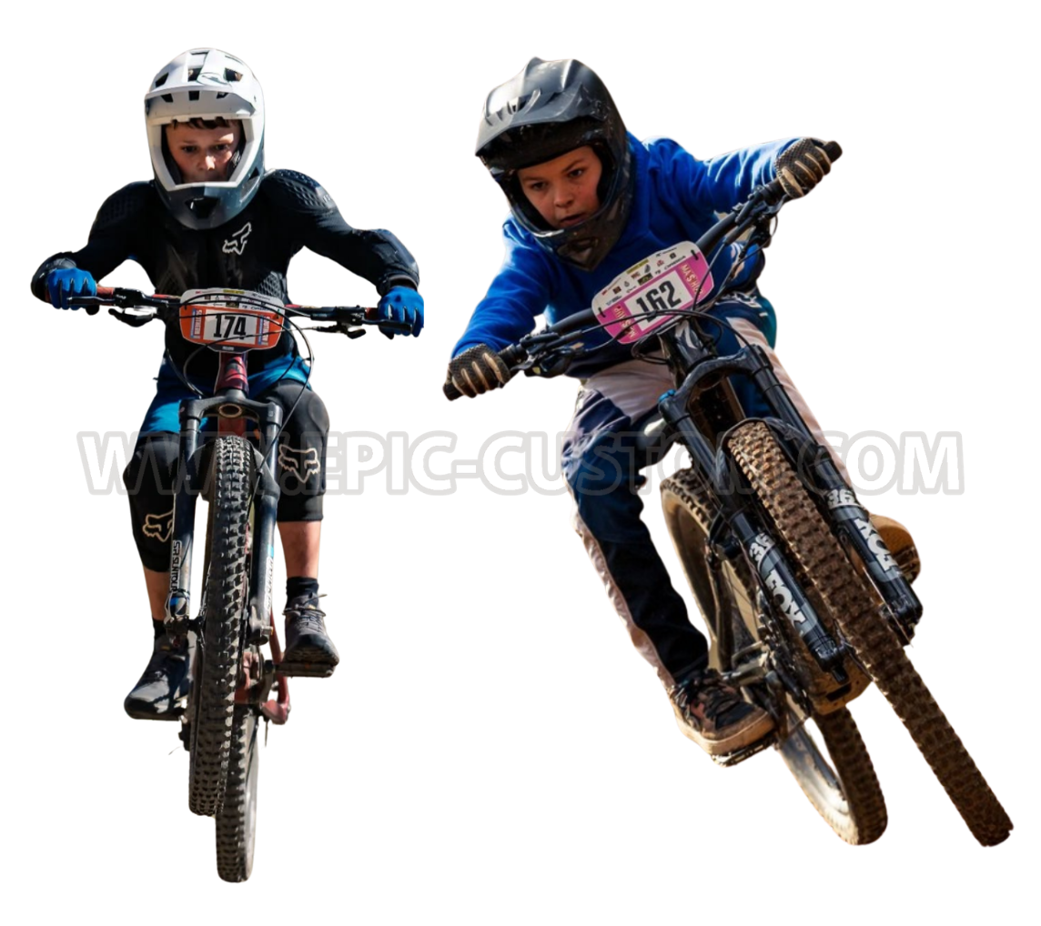 Custom printed reusable PVC enduro race boards produced for the Southern Enduro mountain bike race series.