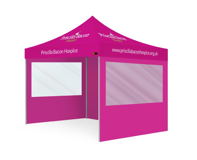 Custom Printed Gazebo Intermediate Package - Priscilla Bacon Hospice