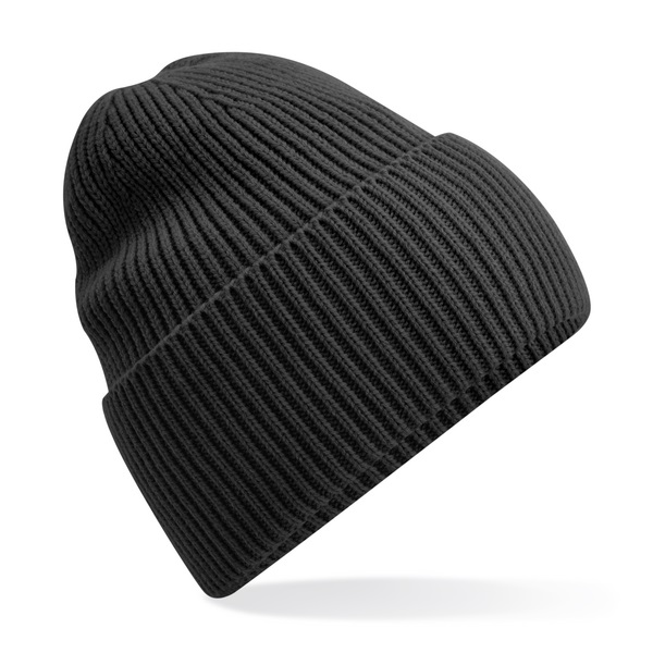 Oversized Cuffed Beanies - Charcoal