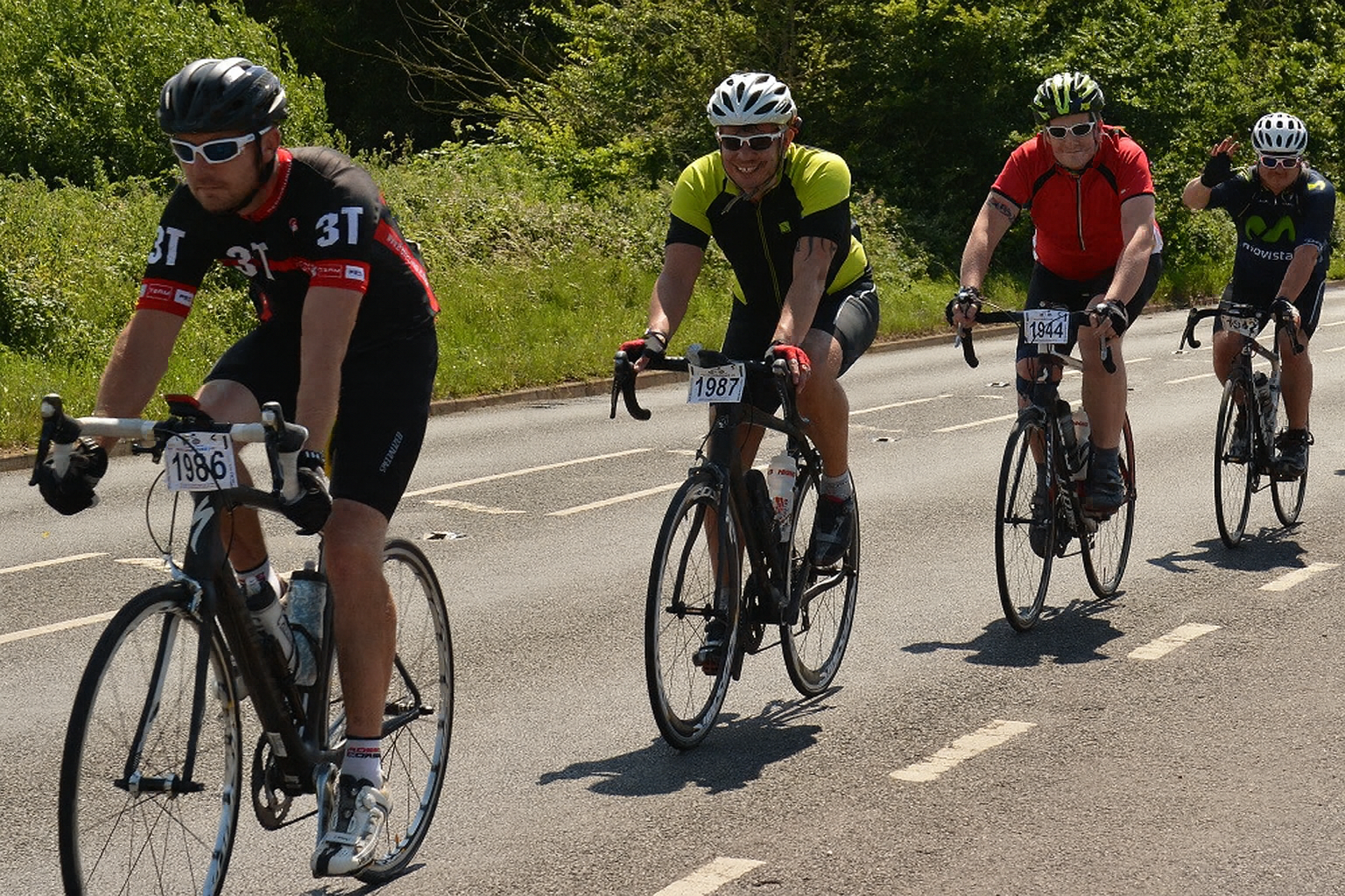 Custom Branded Road Sportive Number Boards © Cycle Sportives UK