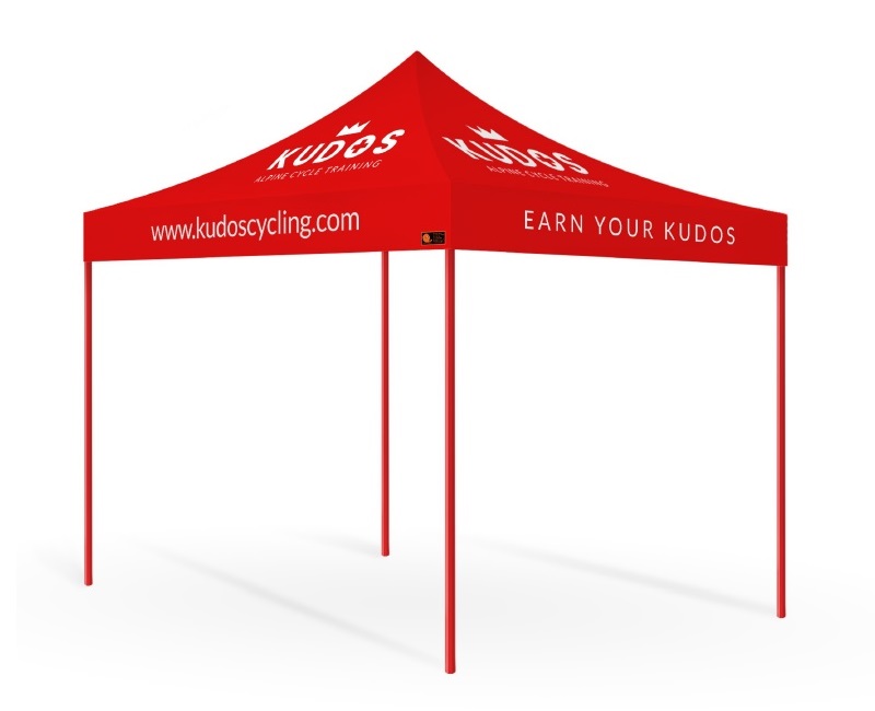 Basic Package Custom Printed Gazebo - Kudos Cycling