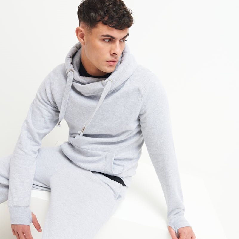 Custom Branded Cross Neck Hoodies