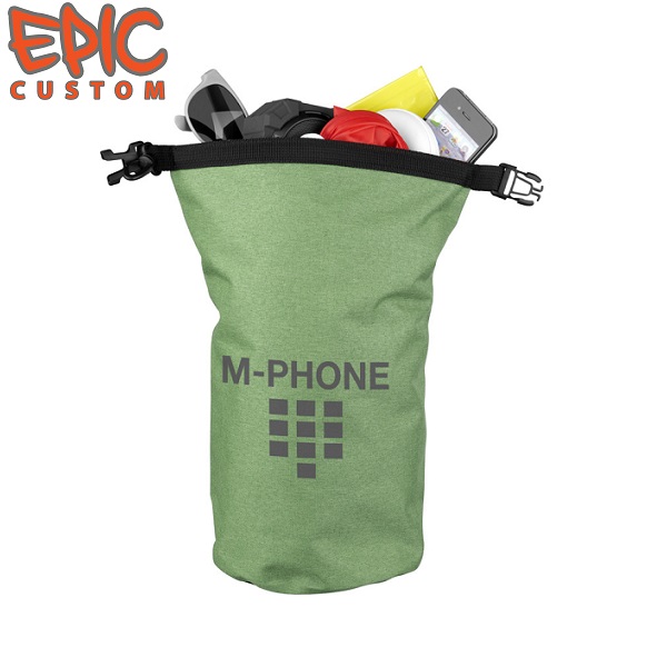 Printed Dry Bags 5 litre  HEATHER GREEN