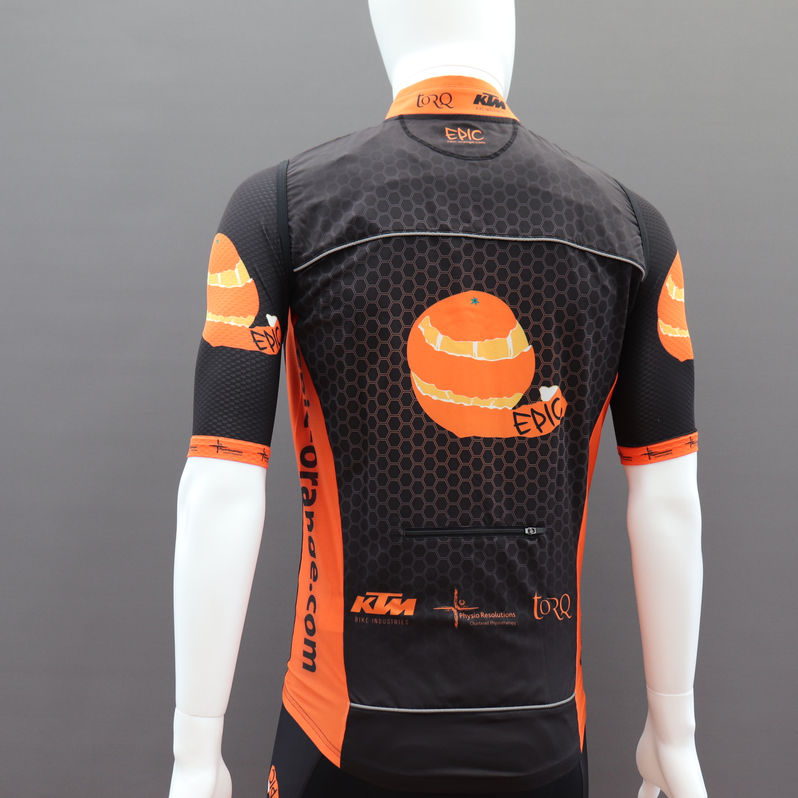 Custom Cycling Gilets - Solid Back