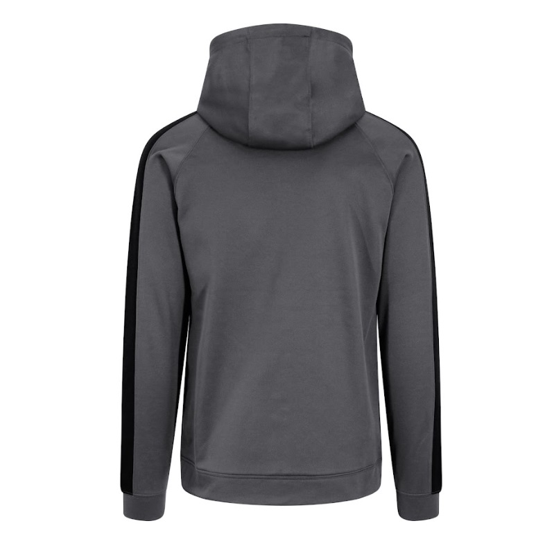 Custom Branded Sports Zoodies Steel Grey-Jet Black