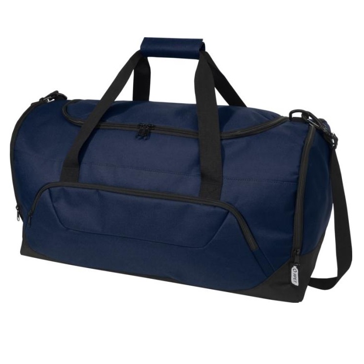 Custom Printed Sports Bags Navy Blue