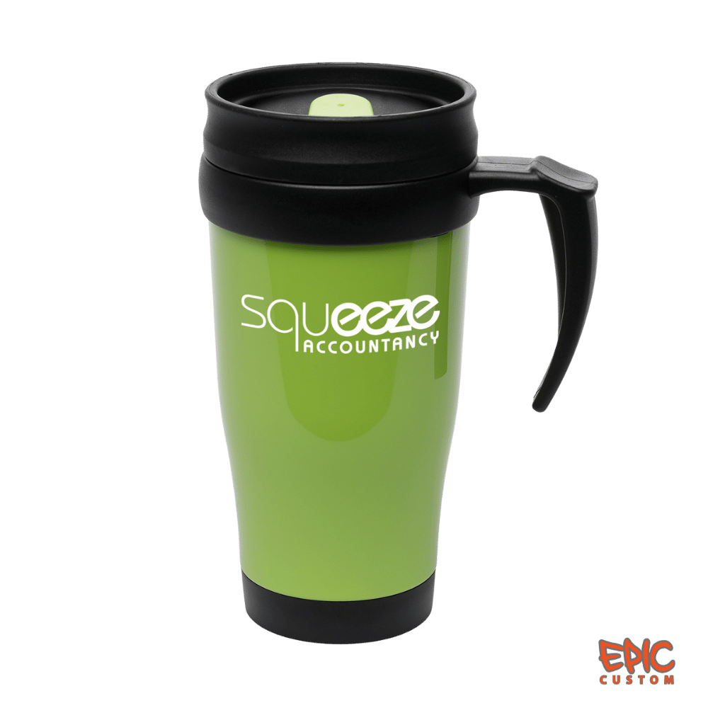 Epic Vibe Custom Branded Travel Mugs Green