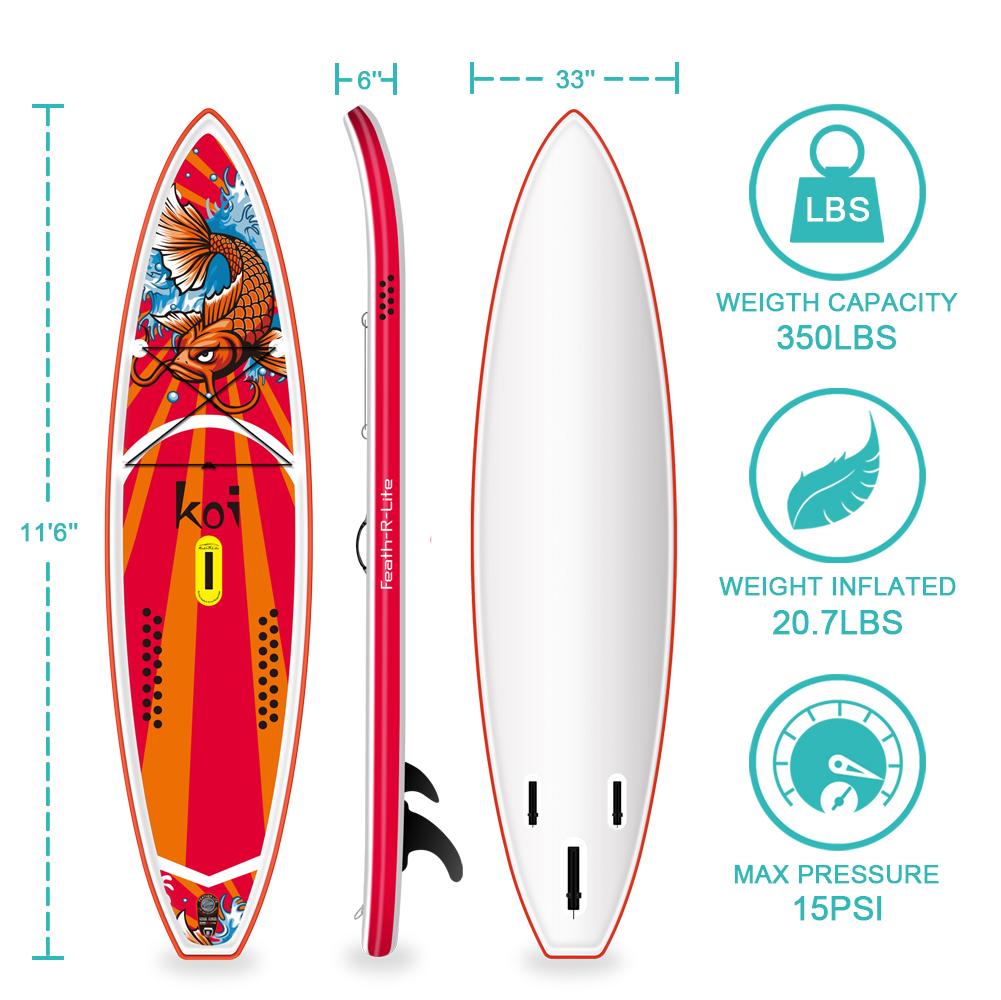 Feath-R-Lite KOI SUP Board Stand up Paddle Board