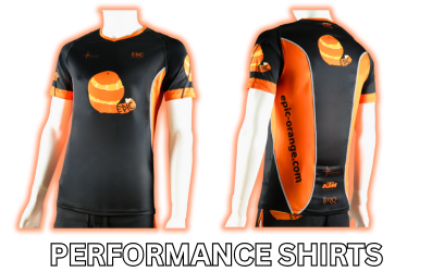 Custom Printed Performance Run Shirts Short Sleeved for Runners