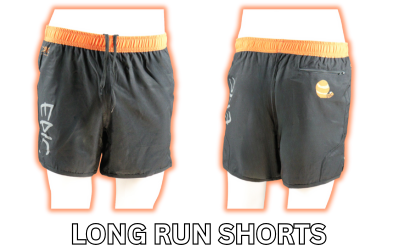 Custom Printed Long Run Shorts for Training and Racing