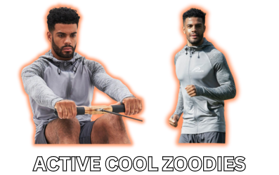 Custom Printed Active COOL Sports Zoodies for Running Clubs