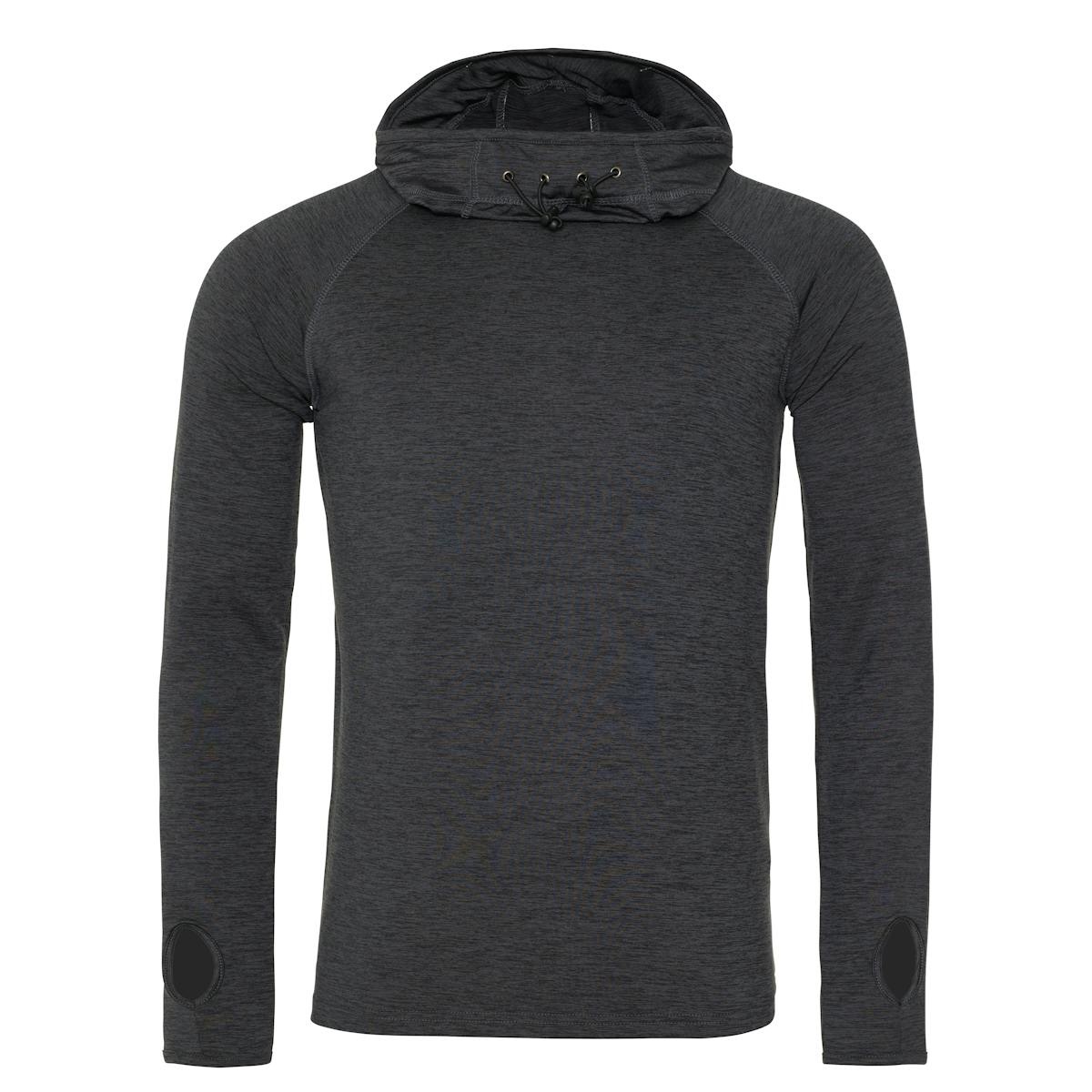 Black Slate COOL Sports Cowl Neck Hoodies