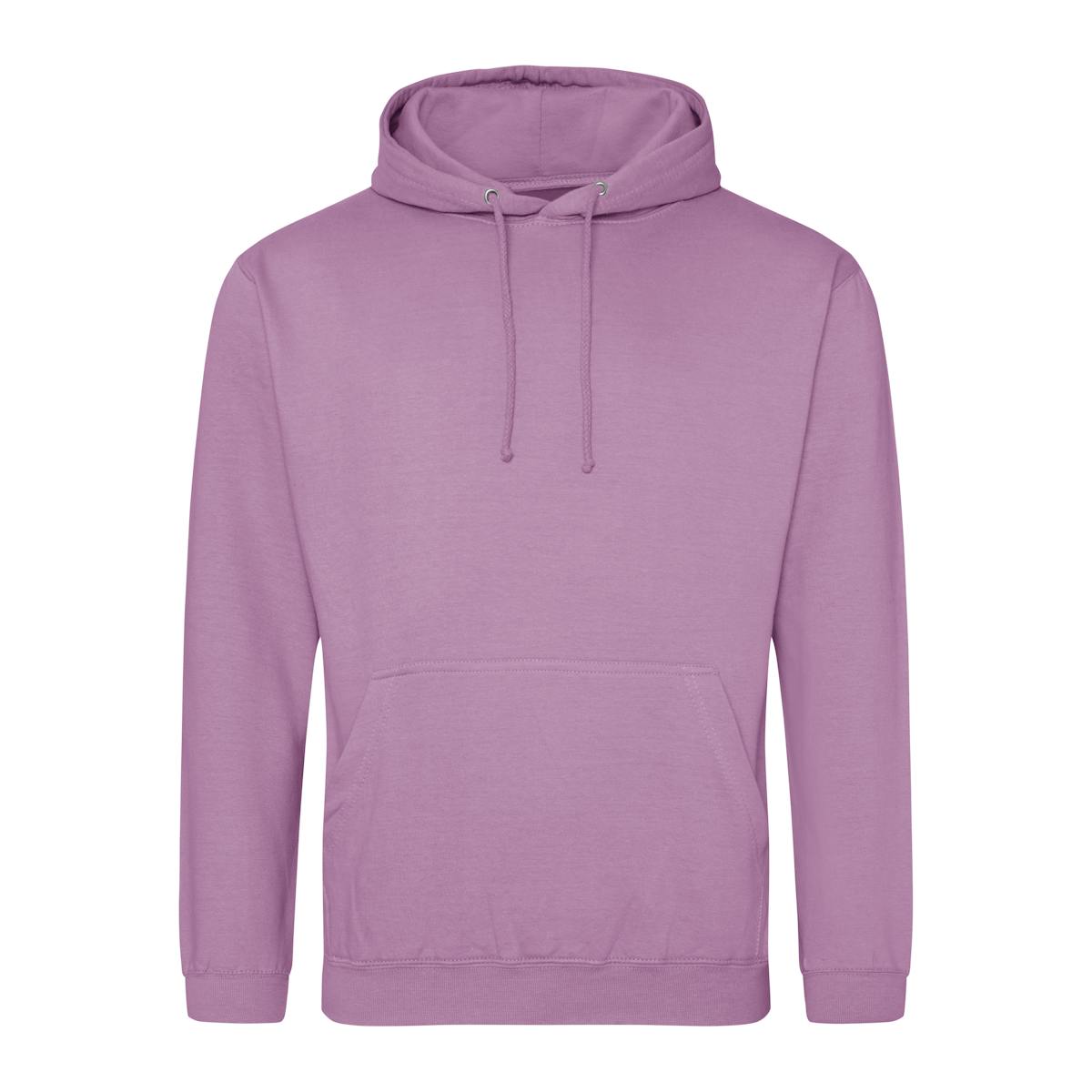 Lavender Printed Classic College Hoodies