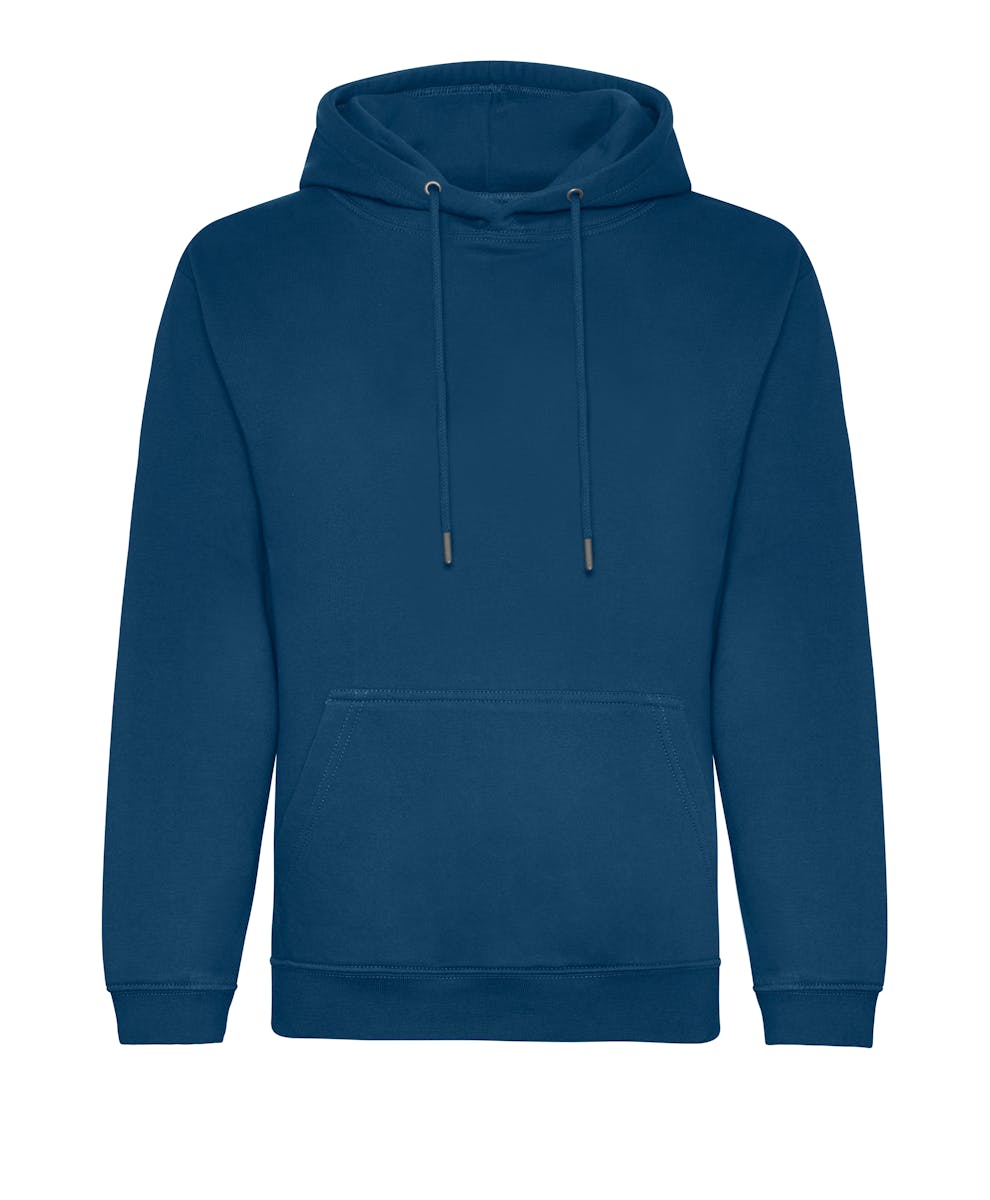 Ink Blue Custom Printed Organic Hoodies