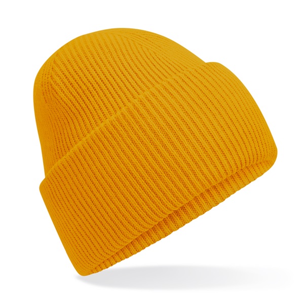Classic Engineered Deep Cuff Beanies - Mustard