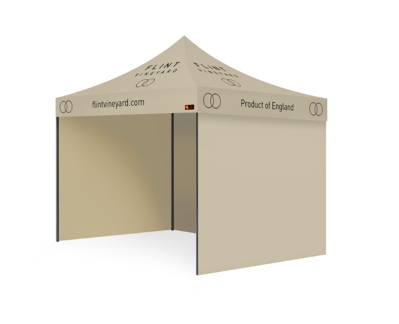 Intermediate Package Custom Printed Gazebo - Flint Vineyard