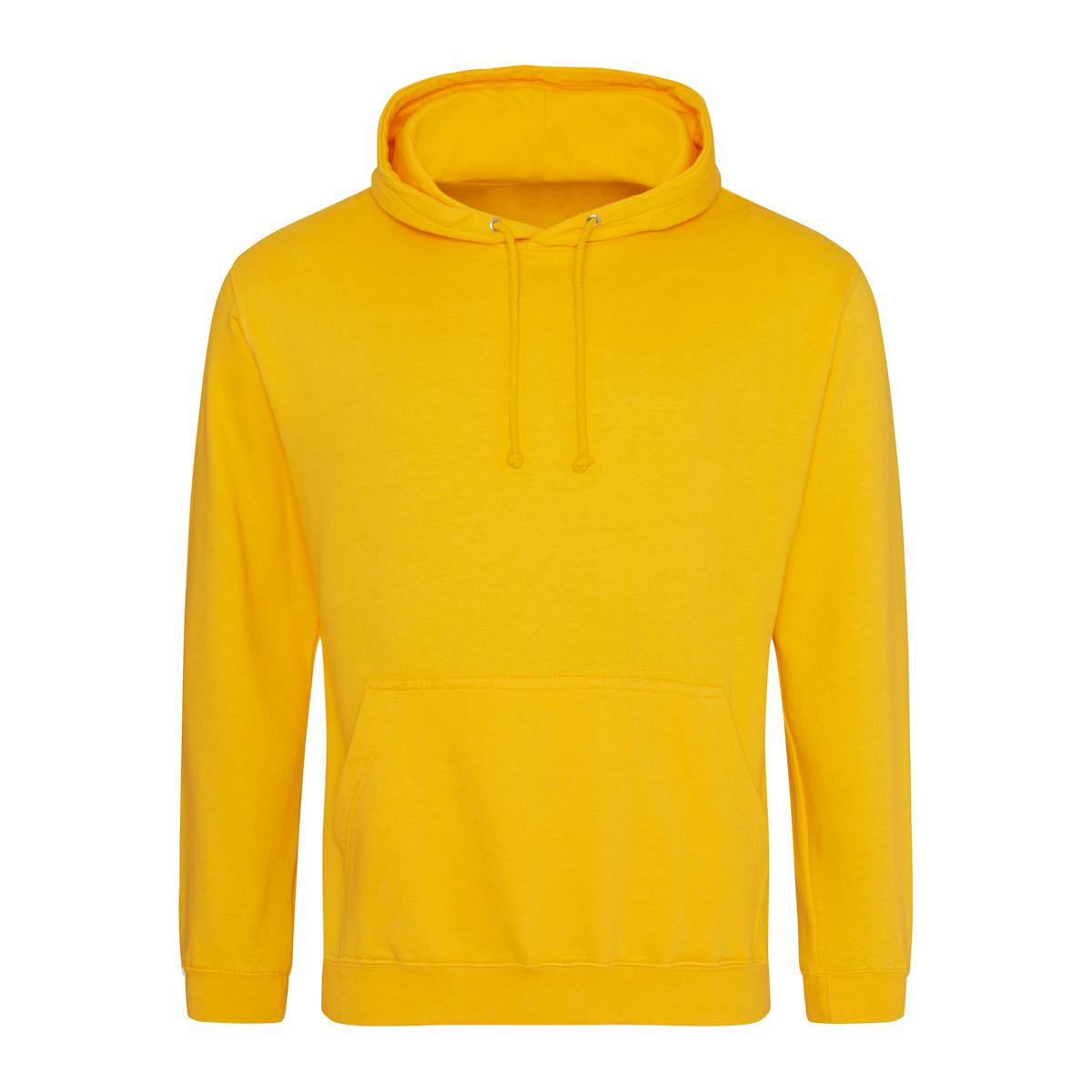 Gold Custom Printed Classic College Hoodies