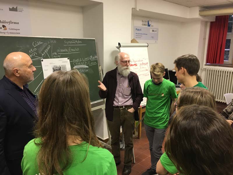 Besuch der Landesfachberater zu Nachhaltigen Schülergenossenschaften eSG
