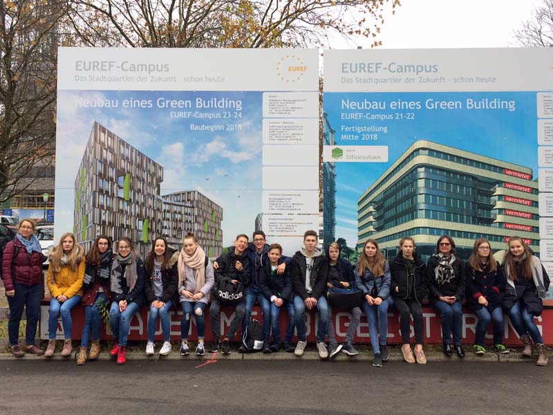 Auf dem EUREF-Campus in Berlin-Schöneberg