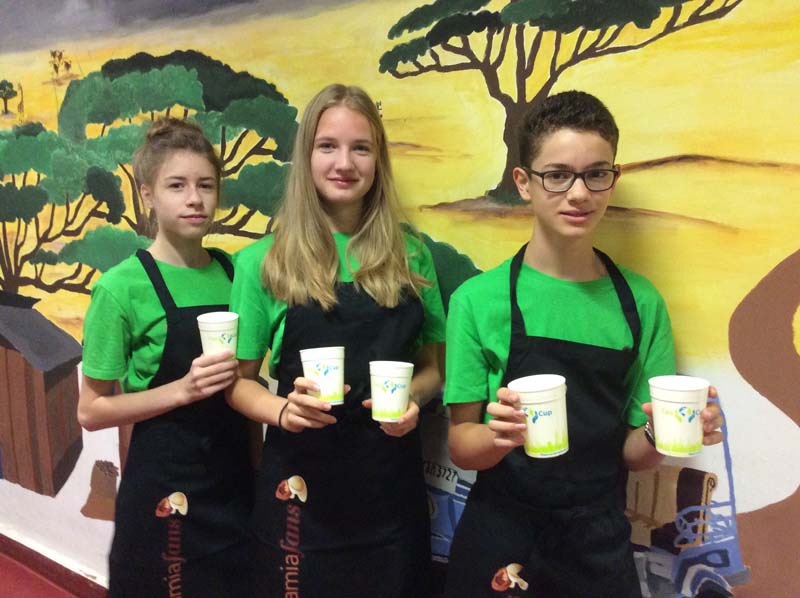 neu: Catering mit Schürzen und Fair Cups